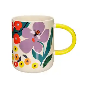 Tazón Con Diseño Amarillo 340 mL