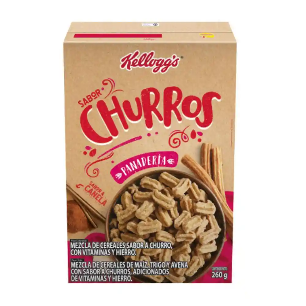 Kelloggs Cereal Churros Sabor a Canela