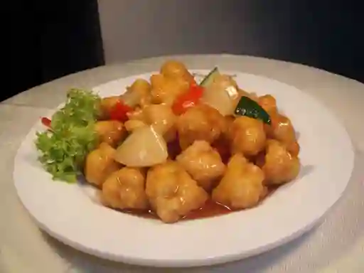 Costillar Cantonés con Arroz