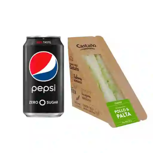 Combo Ave Palta Castaño y Pepsi Zero