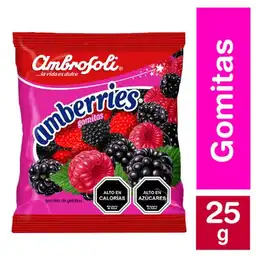 Ambrosoli Gomitas de Gelatina Amberries