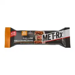  MET RX Barra Proteica Vanilla Carmel Churro Big 100 