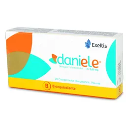 Daniele Anticonceptivo (2 mg/0.03 mg) Comprimidos Recubiertos