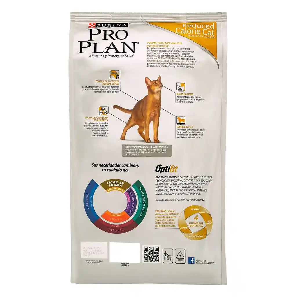 Pro Plan Alimento Para Gato Reduced Calories