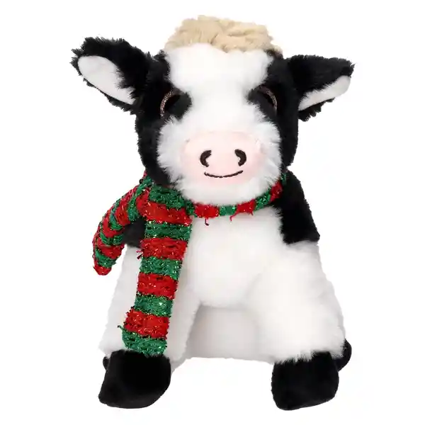 Peluche de Vaca Navideño Casaideas