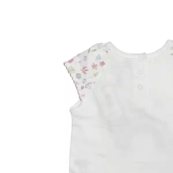 Polera Bebe Niña Blanco Pillin 24 M