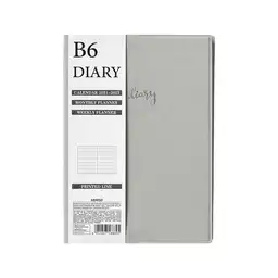 Miniso Libreta de Notas Con Calendario Gris B6