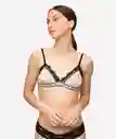 Lounge Bralette Dreamy Triángulo Safari Encaje Nude S