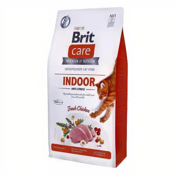 Brit Care Alimento Para Gato Grain Free Indoor Anti Stress