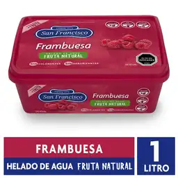 San Francisco Helado de Fruta Sabor Frambuesa