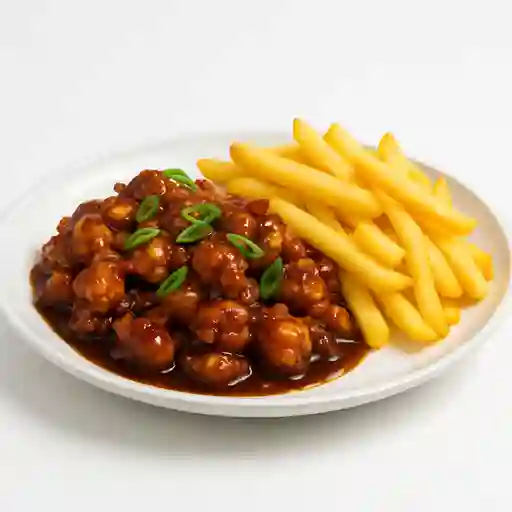 Pollo Mongoliano con Papas