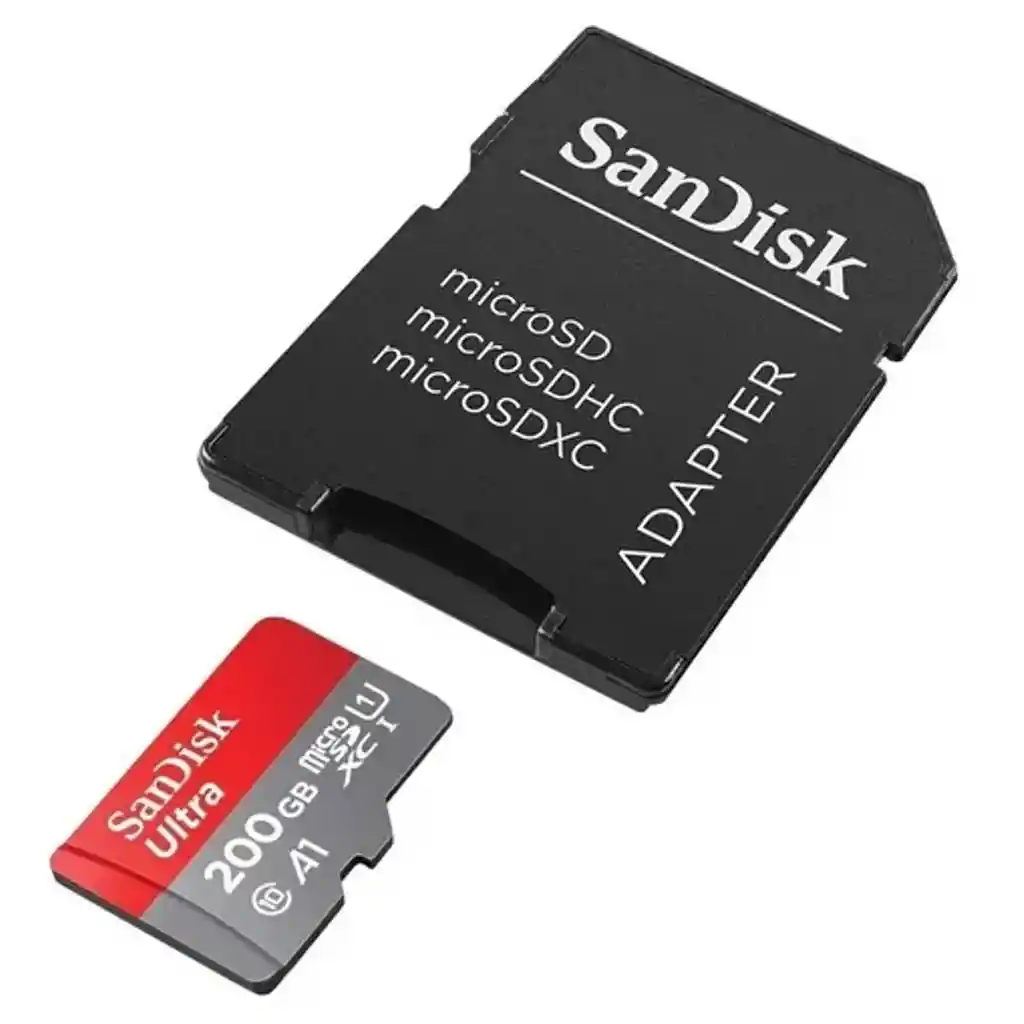 Sandisk Tarjeta Micro Sd XC 200Gb C10 U1 SDSQUAR-200G-GN6MA