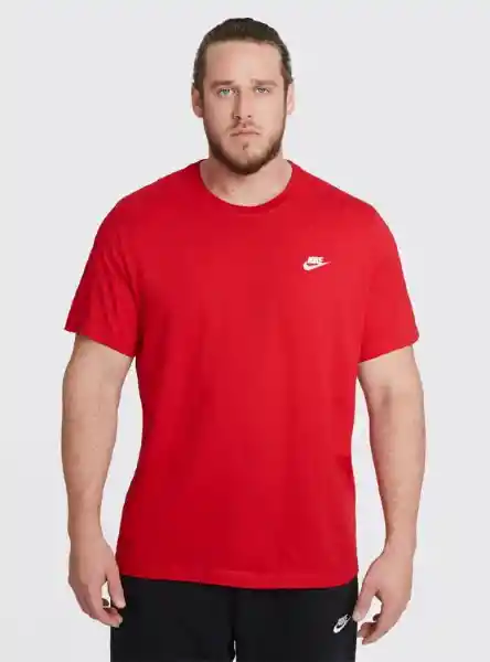 Nike Polera Nsw Club Tee Rojo M AR4997-657