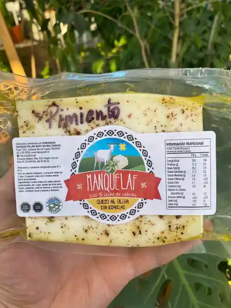 Manquelaf Queso de Cabra Oliva Pimiento