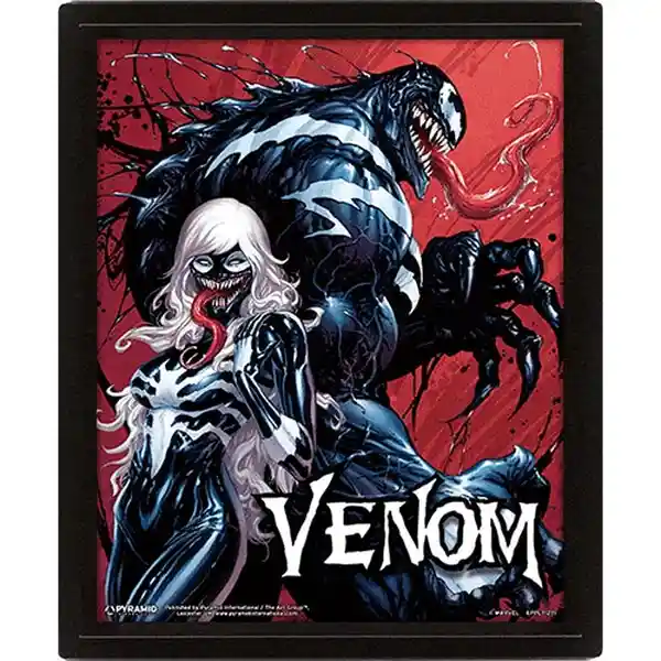 Póster 3D Venom Teeth And Claws