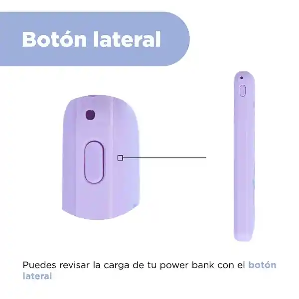 Batería Portátil Power Bank Con 2 Puertos Miniso