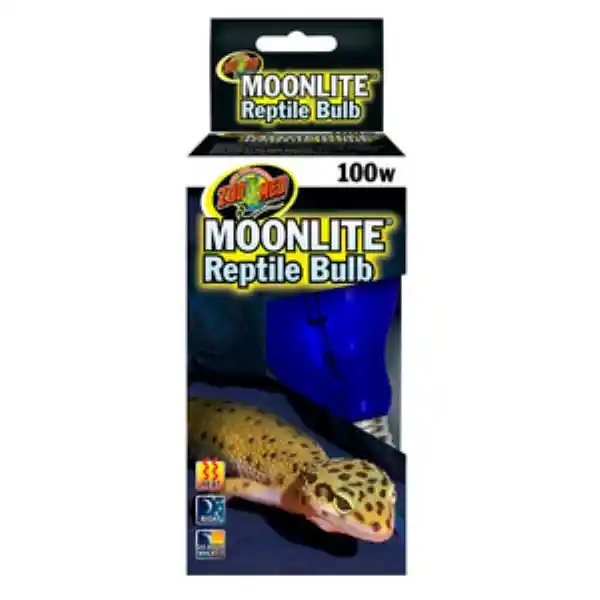 Zoo Med Moonlite Bombilla Luz de Luna Para Reptiles 100 Watts