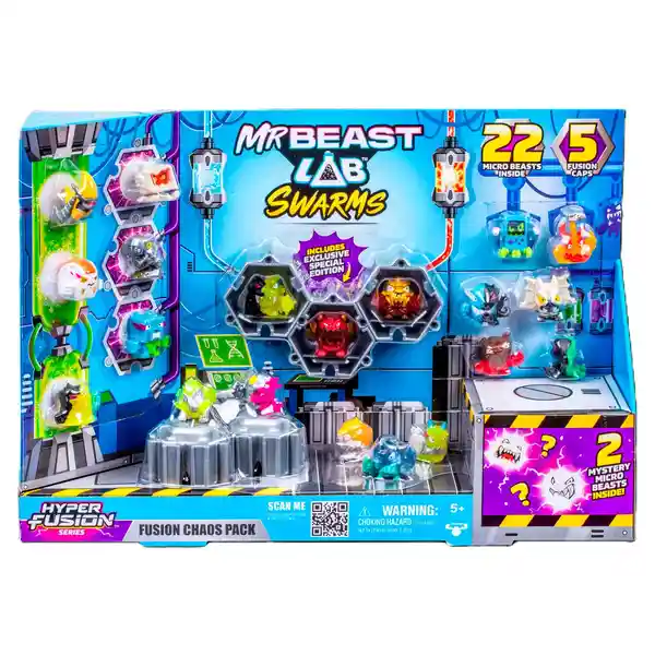 Mr Beast Lab Figura de Acción Swarms Pk Caos Fusión