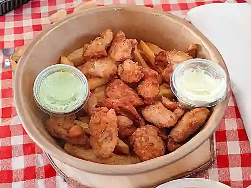 Papas pollo deliclick crounch