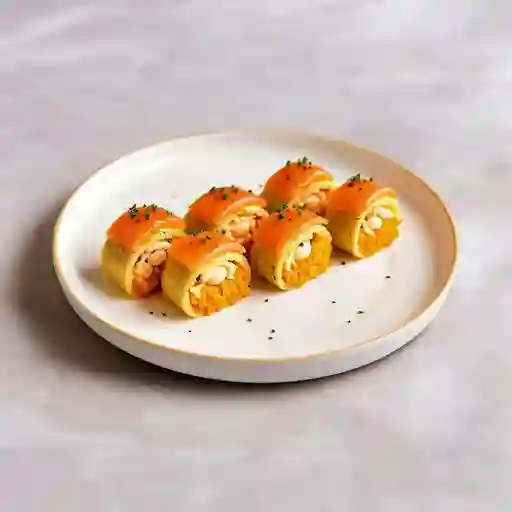 2 X roll con topping