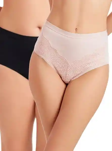 Intime Pack de Calzón Maxi Rosa M 4512003B