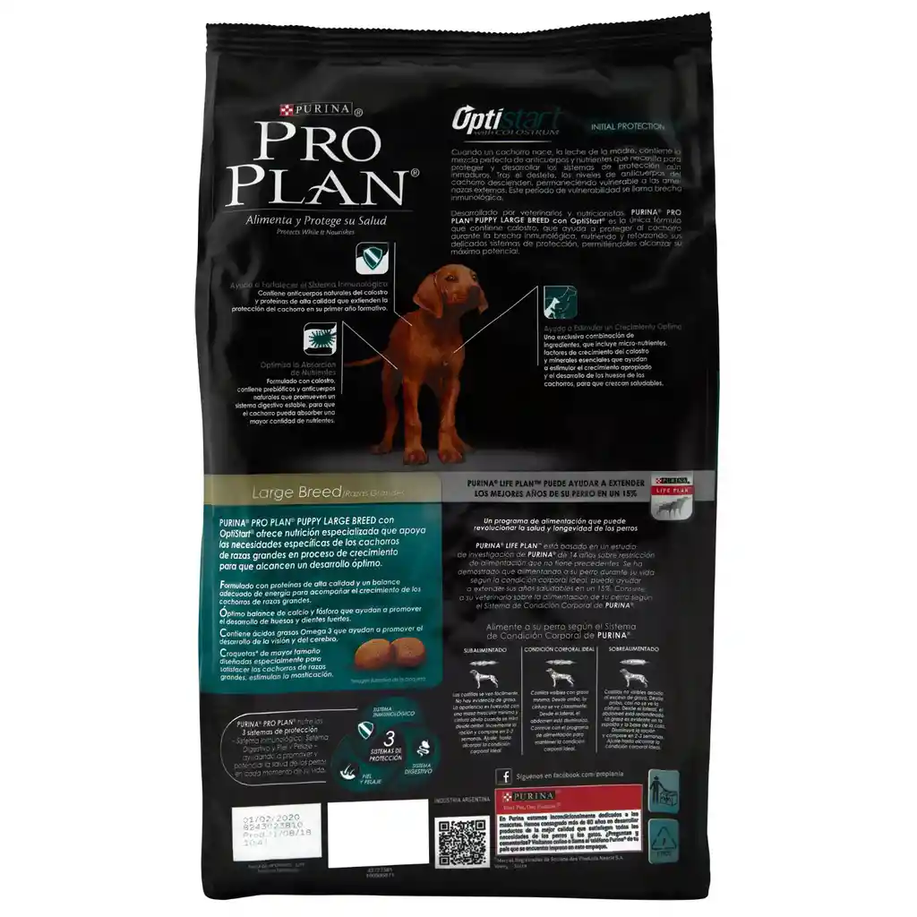 Raza Proplan Alimento Para Perro Canino Puppy Grande