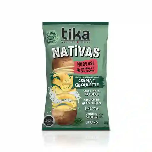 Tika Snack Nativas Crema Ciboulette