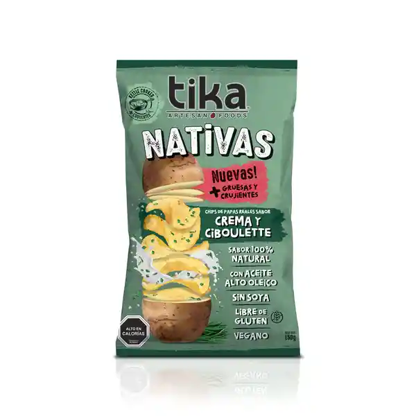 Tika Snack Nativas Crema Ciboulette