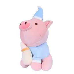 Miniso Peluche de Juguete Pajamas Pig Series Botella de Leche