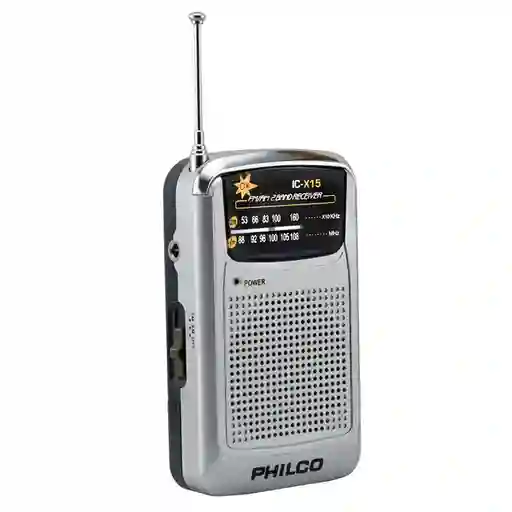Philco Radio Portátil Con Audífono ICX-15