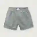 Short Buzo Esencial Niño Gris Talla 6M Opaline