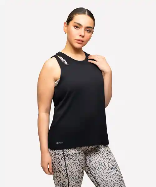 Lounge Polera Active Deportiva Larga Negro L