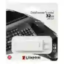 Pendrive Usb Exodia Kingston 32gb 3.2 Datatravel Blanco