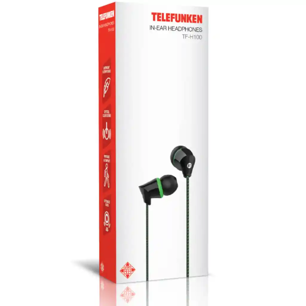 Telefunken Audífonos In Ear Tf H100