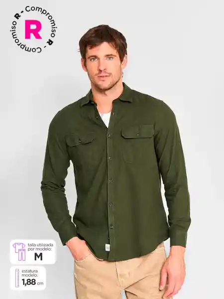 Regatta Camisa Manga Larga Azito Oliva Talla XL SS25