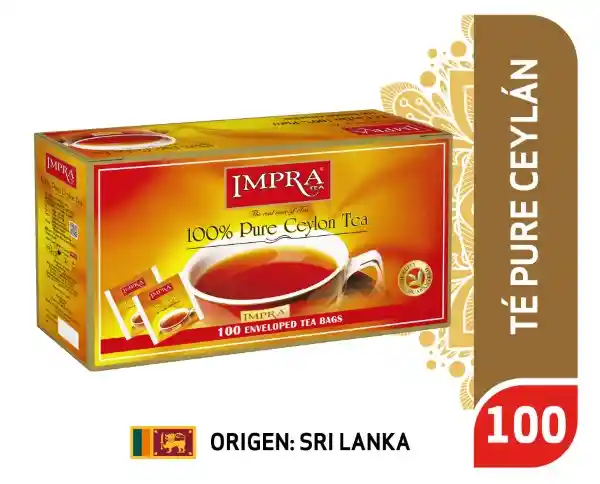 Impra té Pure Ceylan Enveloped