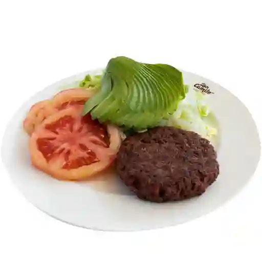 Plato Listo Hamburguesa Vegana