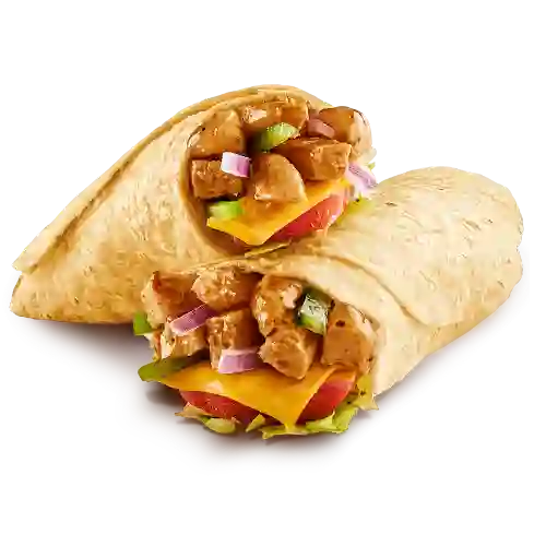 Wrap de pollo teriyaki