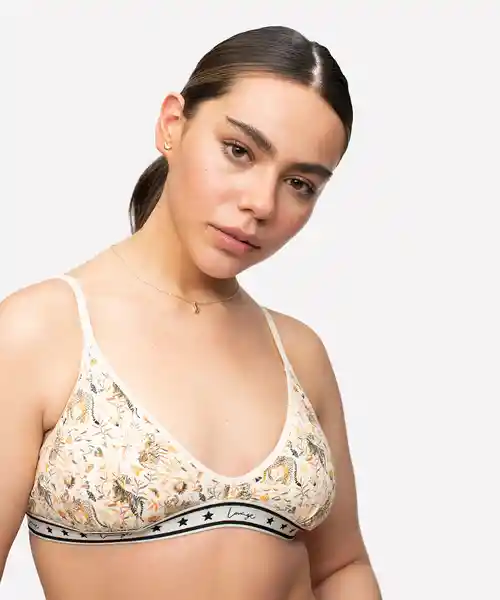 Lounge Bralette Dreamy Triángulo Safari Nude L