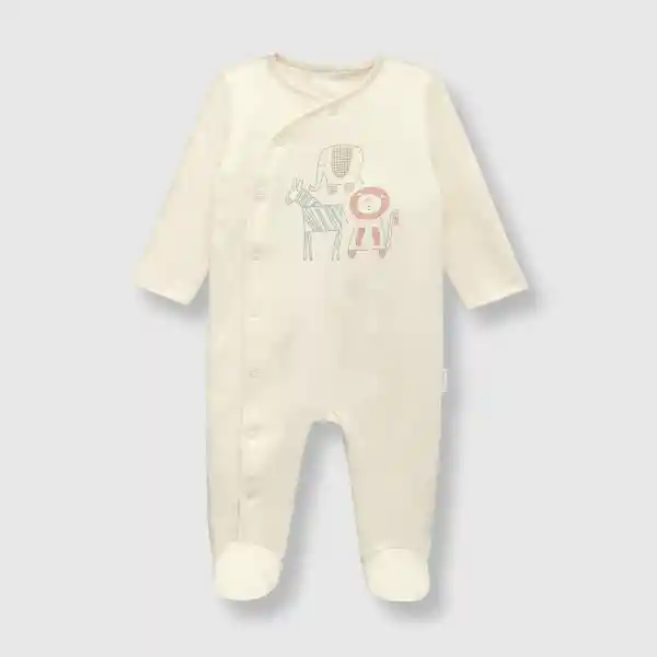 Osito Animalitos de Bebé Niño Beige Talla 3/6M Colloky