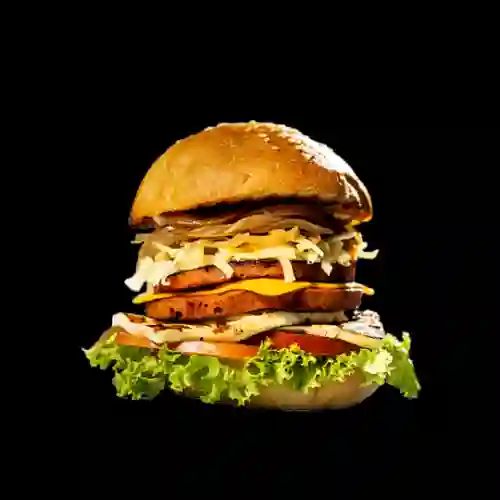 Burger David Beckam + Papas Fritas