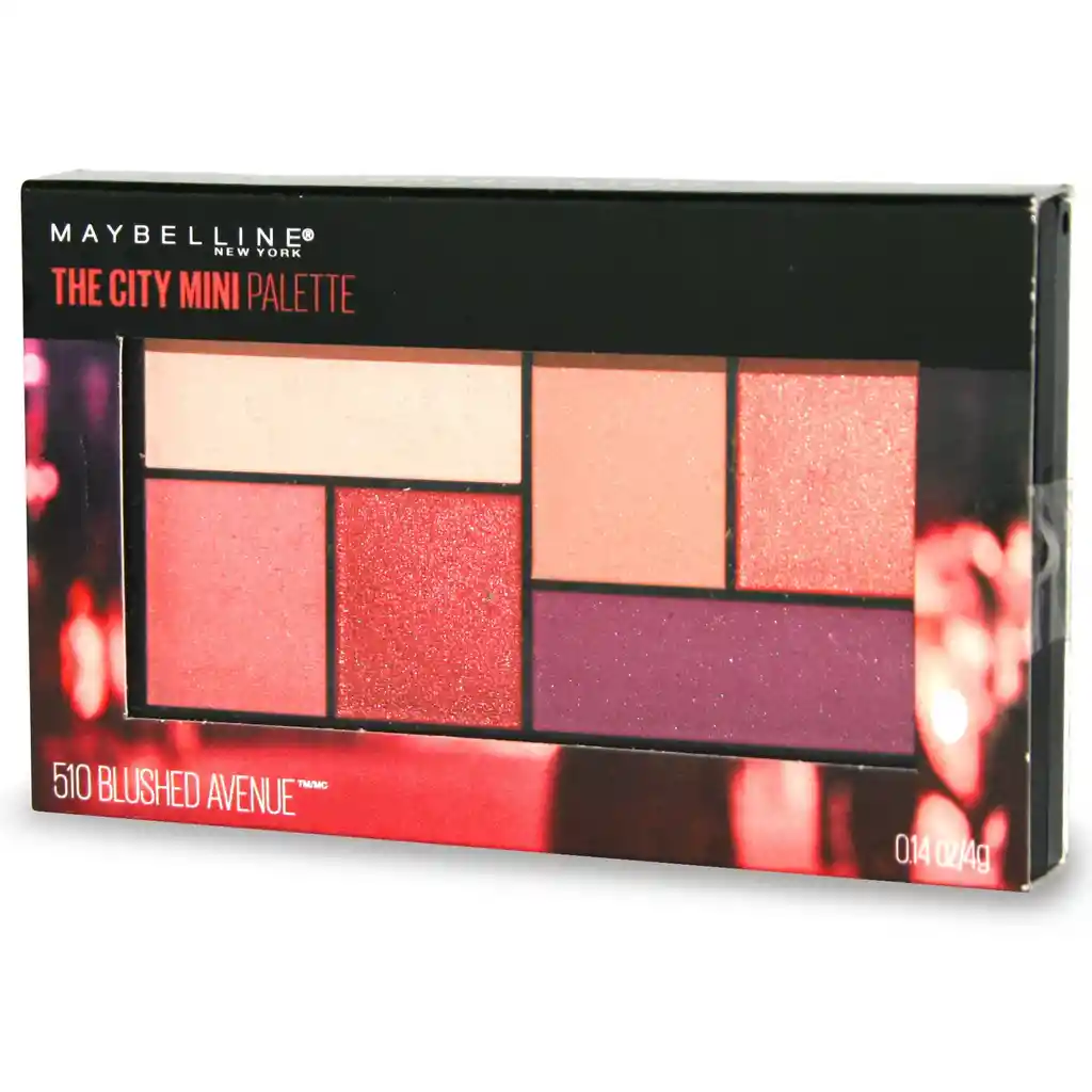 Maybelline Sombra Ojos The City Mini Palette 510 Blushed Avenue
