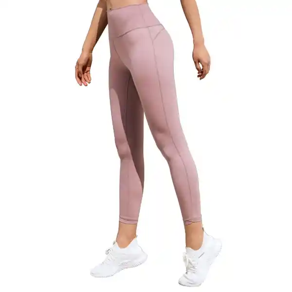 Calzas Básica Tiro Alto Rosada Talla M Samia