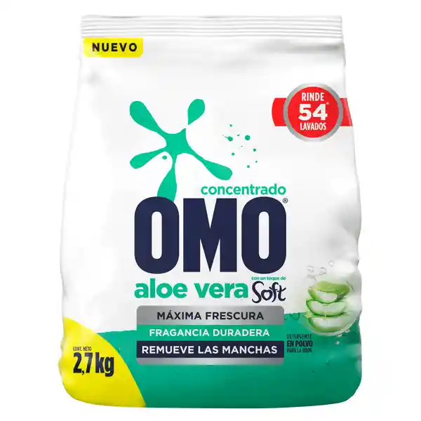 Matic Detergente en Polvo Omo Soft Aloe Vera