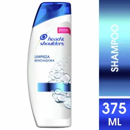 Head&Shoulders Shampoo Limpieza Renovadora 375ml