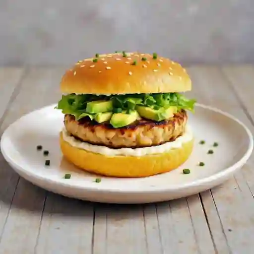 Sushi burger vegetariana