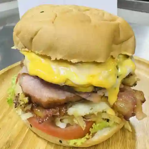 Hamburguesa Super Especial + Papas