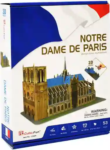 Cubicfun Rompecabezas 3D Notre Dame de Paris