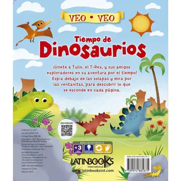 Libro Veo Veo - Tiempo de Dinosaurios