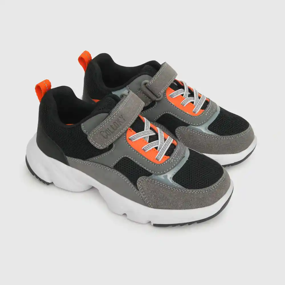Zapatillas Chunky Gris Talla 32